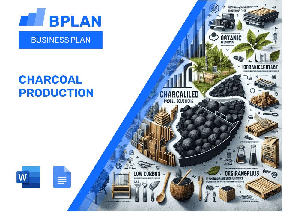 Plano de negócios de produção de carvão