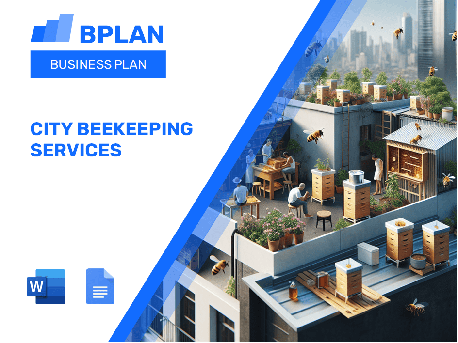 Plan de negocios de servicios de apicultura de la ciudad