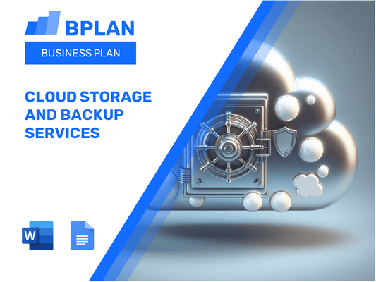 Plan d'affaires des services de stockage et de sauvegarde cloud