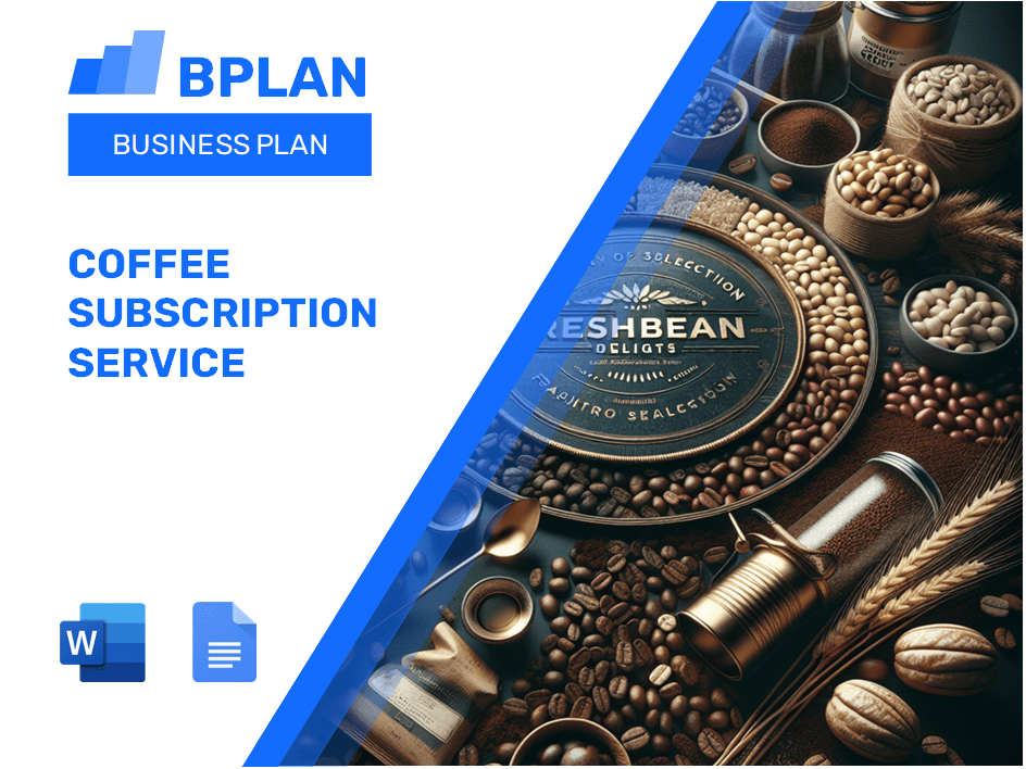 Coffee Subscription Service Business Plan