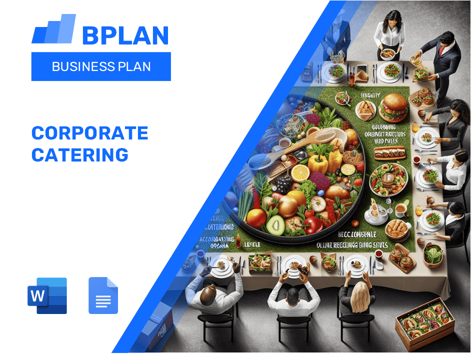 Plano de negócios de catering corporativo