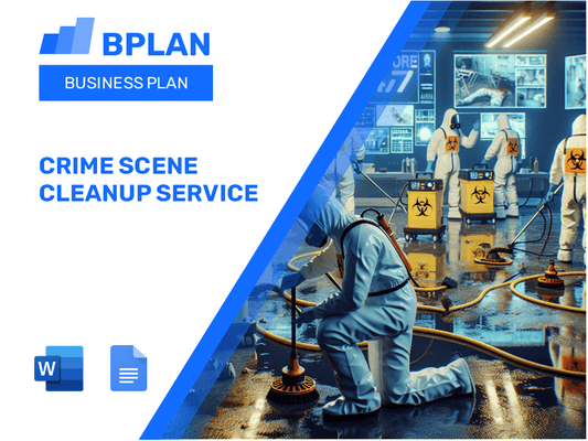 Crime Scene Cleanup Service Business Plan