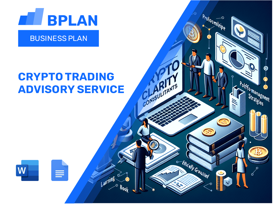 Crypto Trading Advisory Service Business Plan