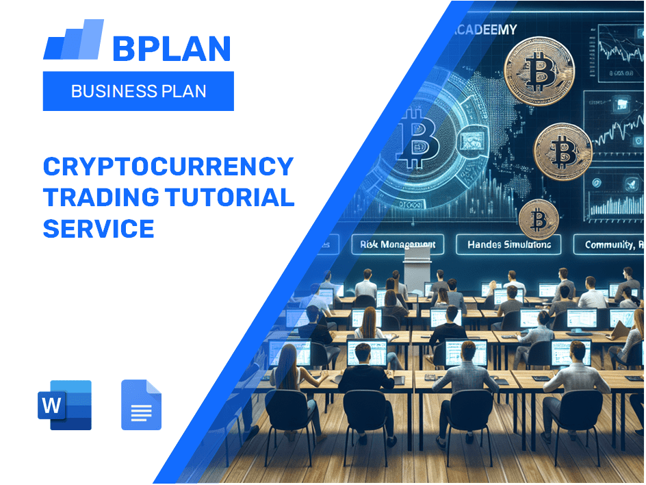 Cryptocurrency Trading Tutorial Service Business Plan