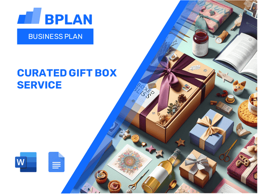 Curated Gift Box Service Business Plan