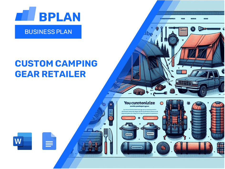 Custom Camping Gear Retailer Business Plan