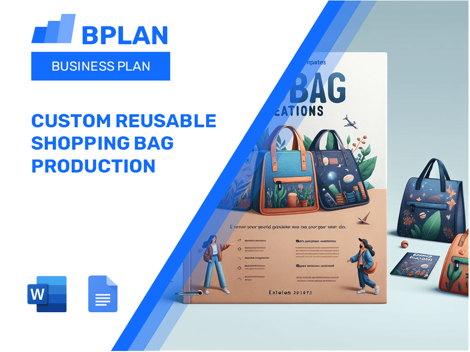 Custom Reusable Shopping Bag Production Business Plan