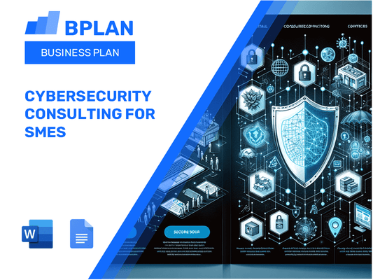 Plan d'affaires de consultation en cybersécurité pour les PME