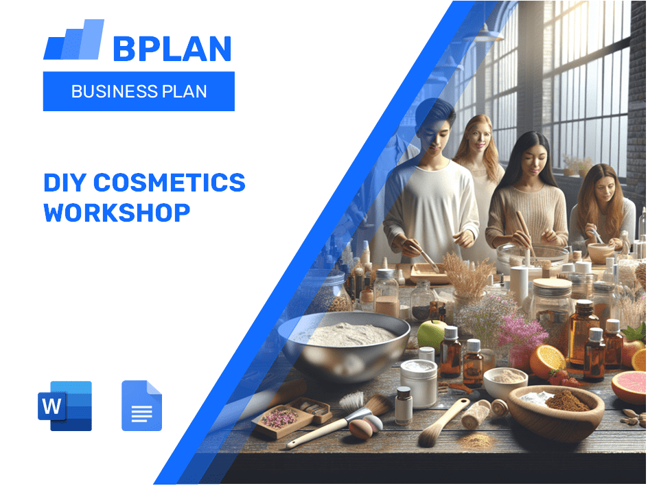 DIY Cosmetics Workshop Business Plan