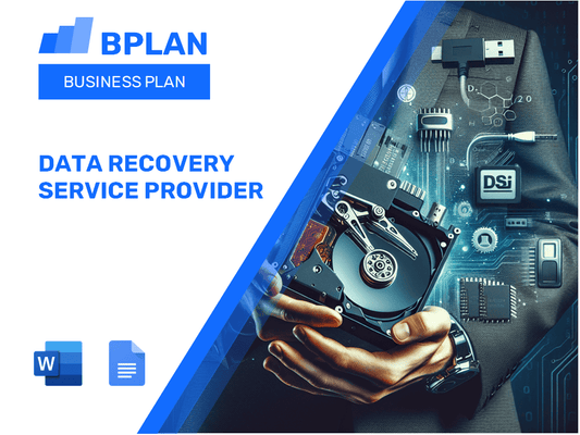 Data Recovery Service Provider Business Plan