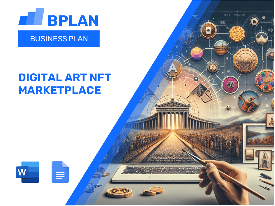 Plan d'affaires NFT Marketplace NFT