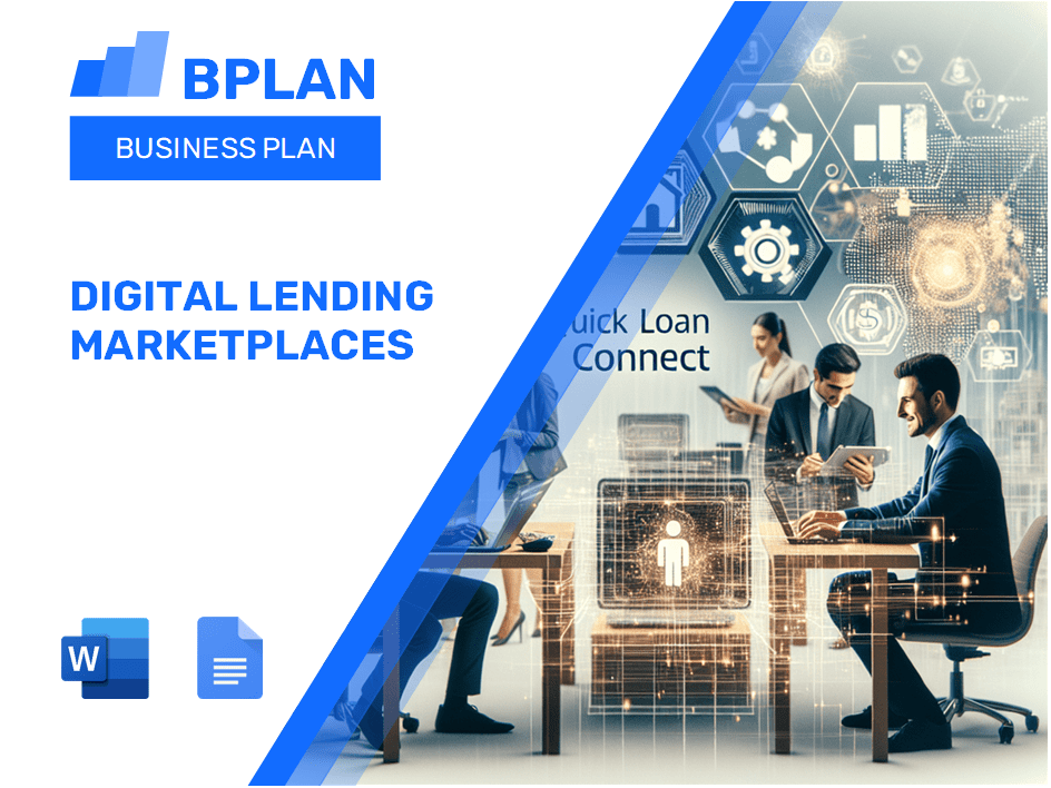 Digital Lending Marketplaces Business Plan