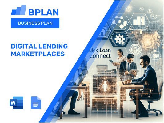 Digital Lending Marketplaces Business Plan