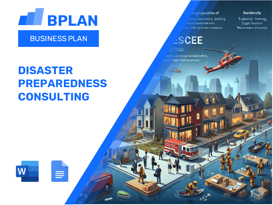 Disaster Preparedness Consulting Business Plan