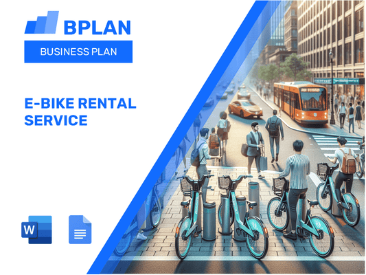 E-Bike Rental Service Business Plan