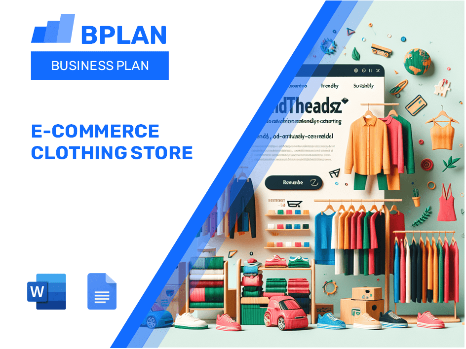 E-Commerce Clothing Store Business Plan