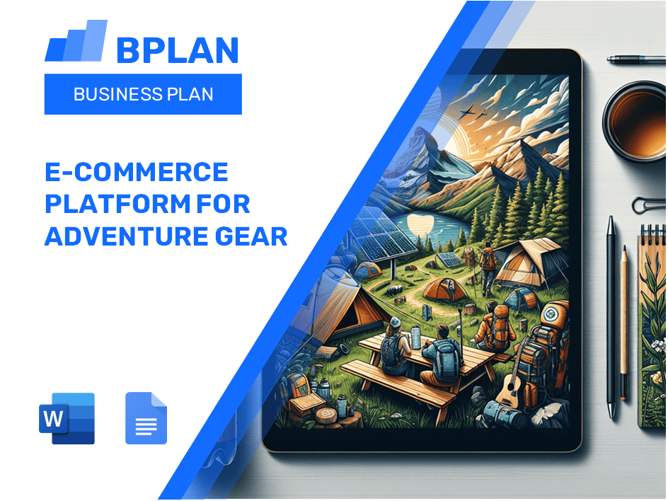 E-Commerce Platform for Adventure Gear Business Plan