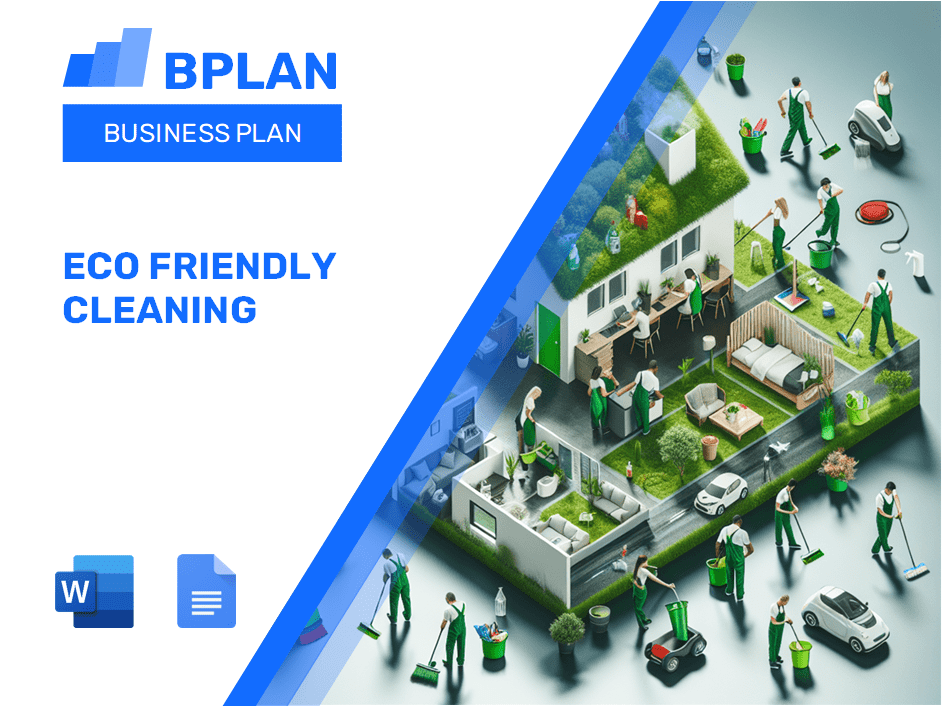 Eco Friendly Cleaning Business Plan