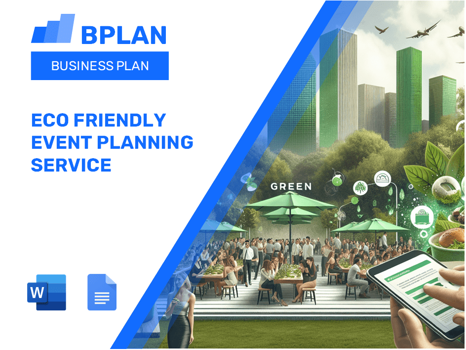 Eco Friendly Event Planning Service Business Plan