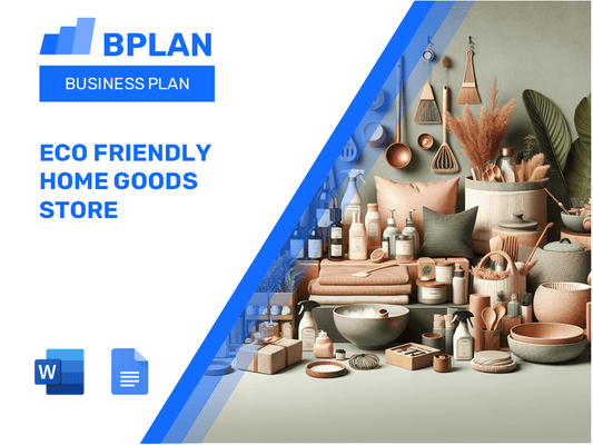 Eco Friendly Home Goods Store Business Plan