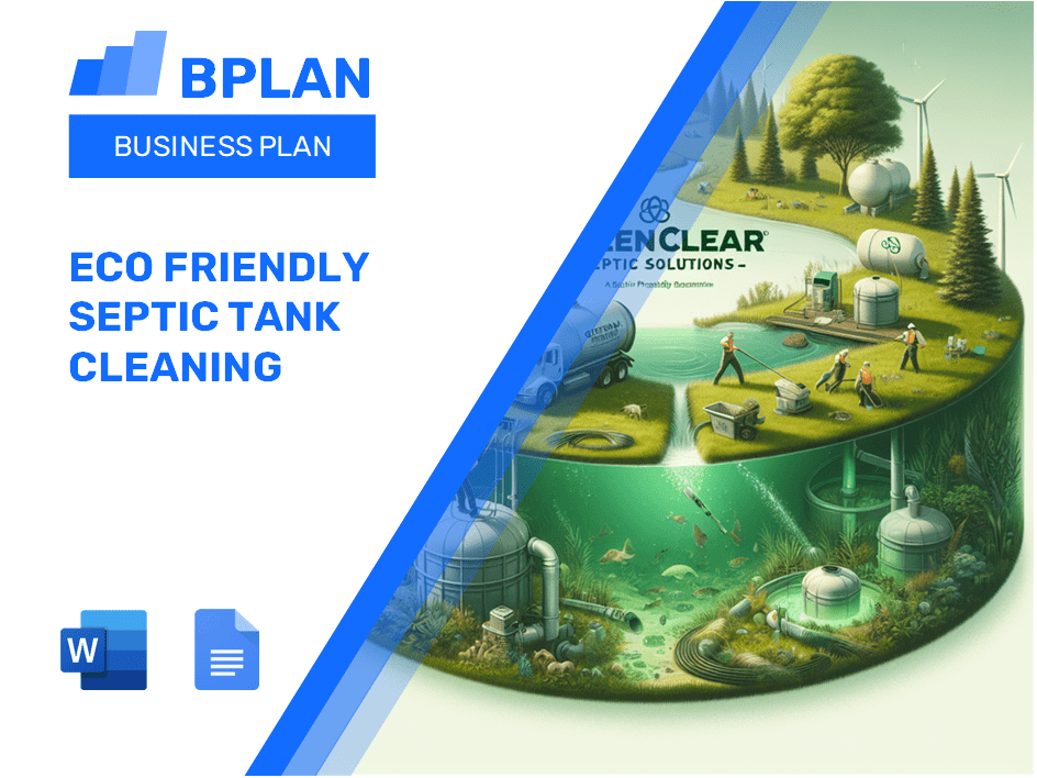 Eco Friendly Septic Tank Cleaning Business Plan