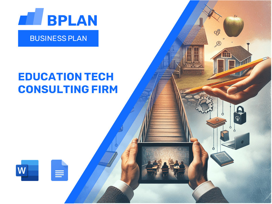 Education Tech Consulting Firm Business Plan