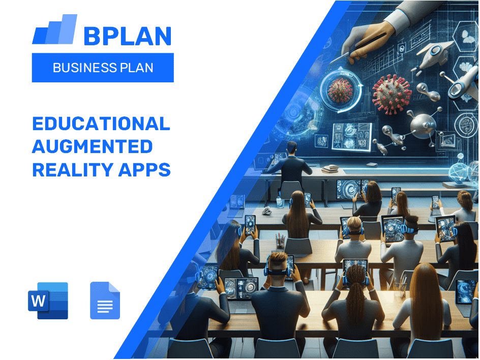 Educational Augmented Reality Apps Business Plan