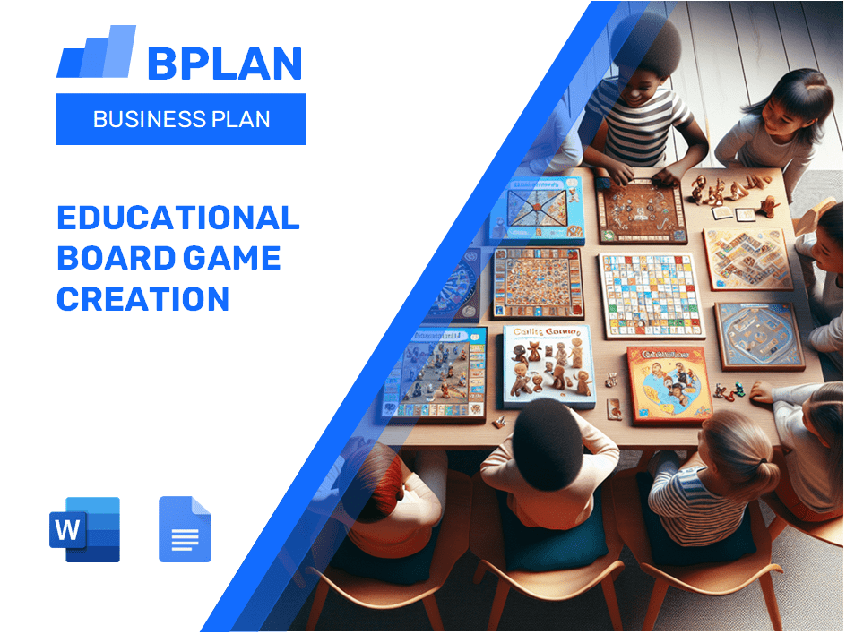 Educational Board Game Creation Business Plan