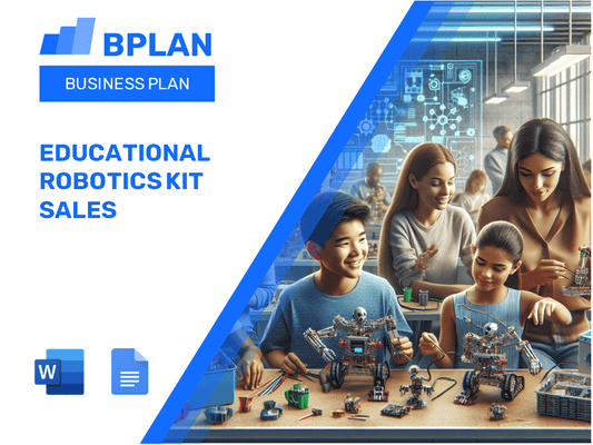 Educational Robotics Kit Sales Business Plan