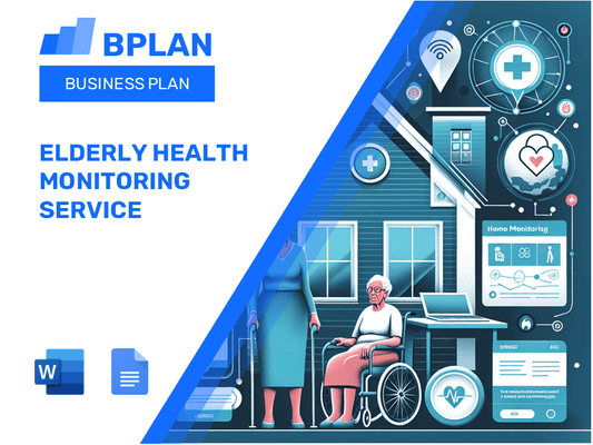 Elderly Health Monitoring Service Business Plan