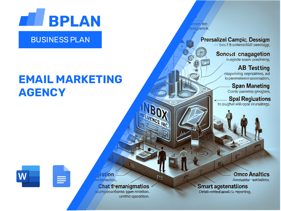 Plan de negocios de la agencia de marketing por correo electrónico