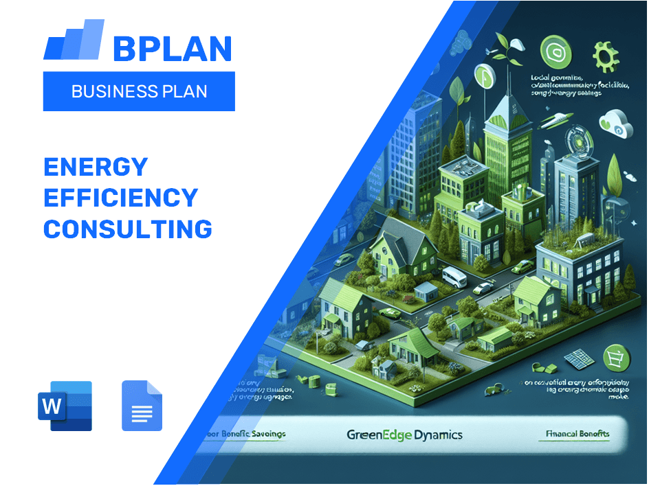 Energy Efficiency Consulting Business Plan