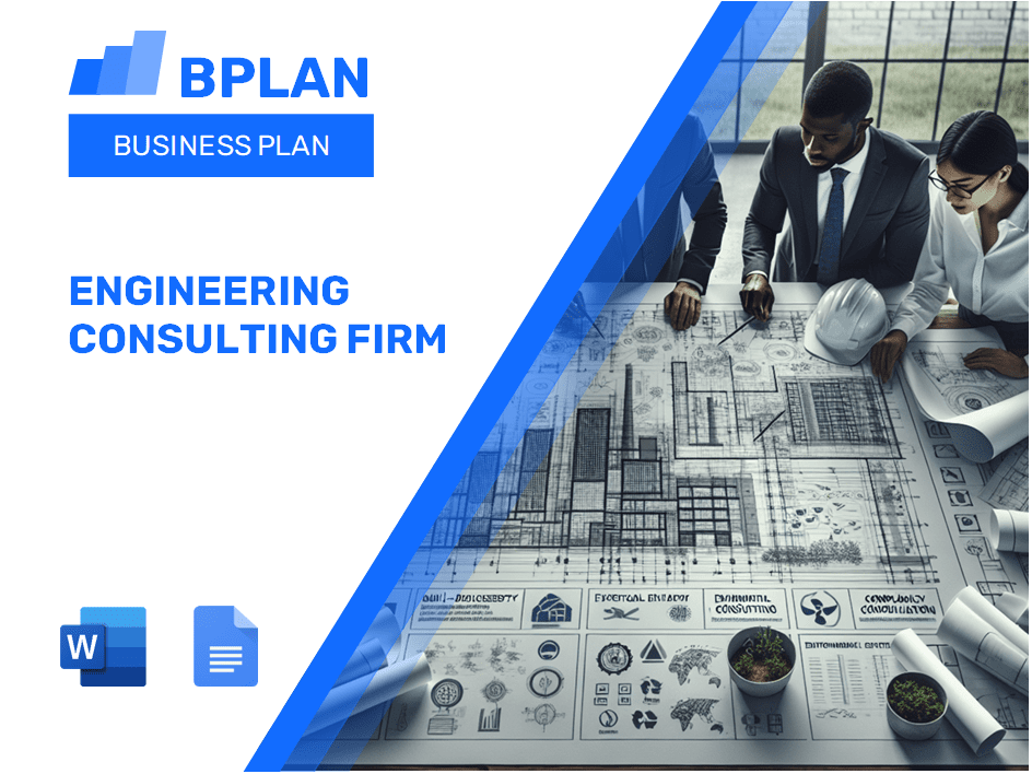 Plan de negocios de la empresa de consultoría de ingeniería