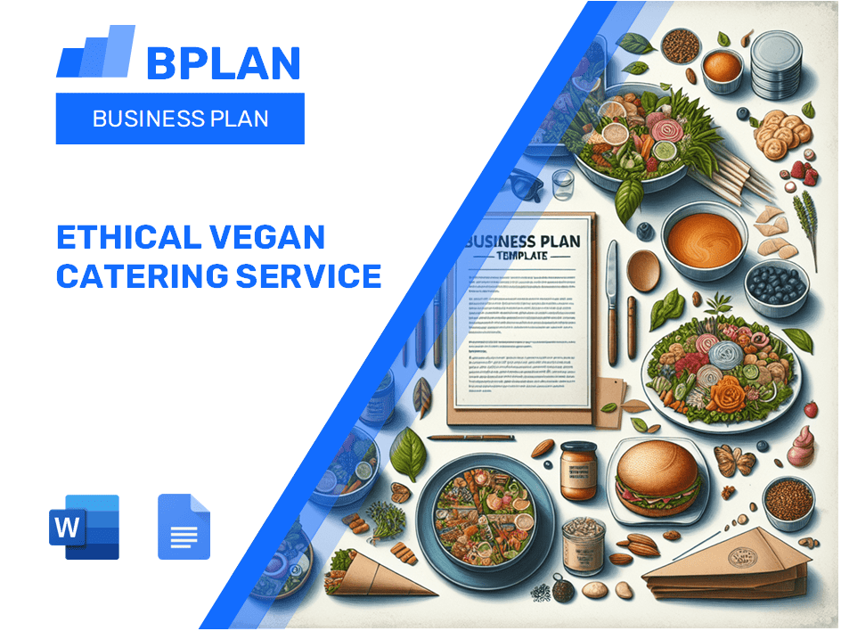 Plano de negócios de serviço de catering vegano ético