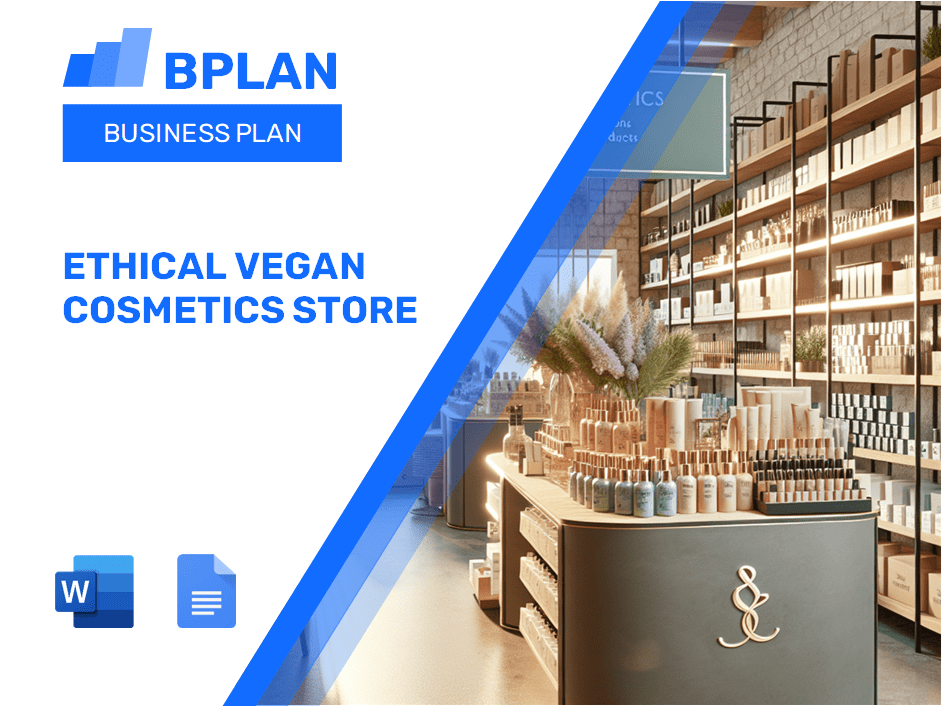 Ethical Vegan Cosmetics Store Business Plan