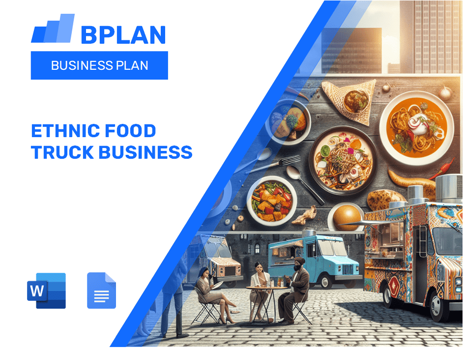 Ethnic Food Truck Business Plan