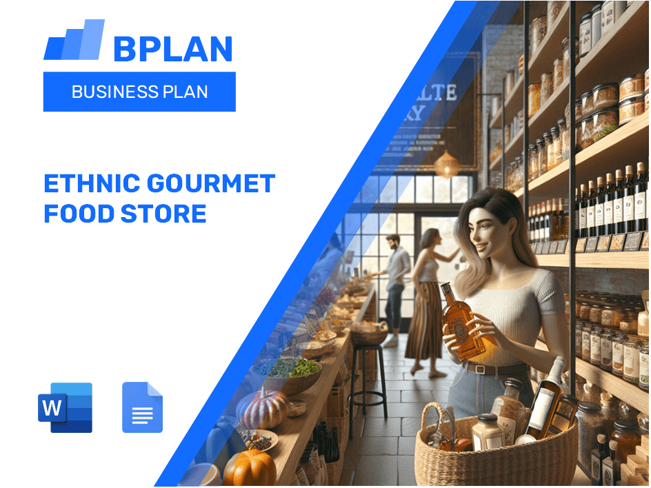 Ethnic Gourmet Food Store Business Plan