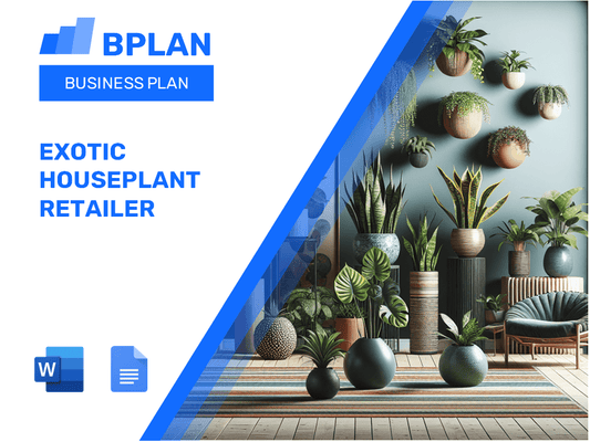 Exotic Houseplant Retailer Business Plan