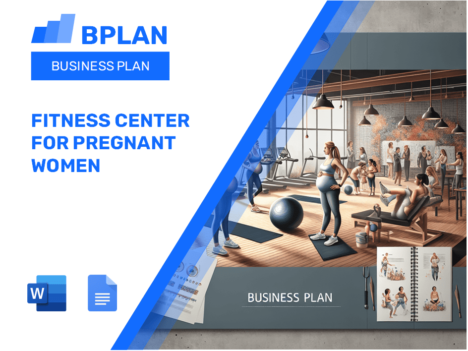 Plan de negocios de Fitness Center for Pregnant Women