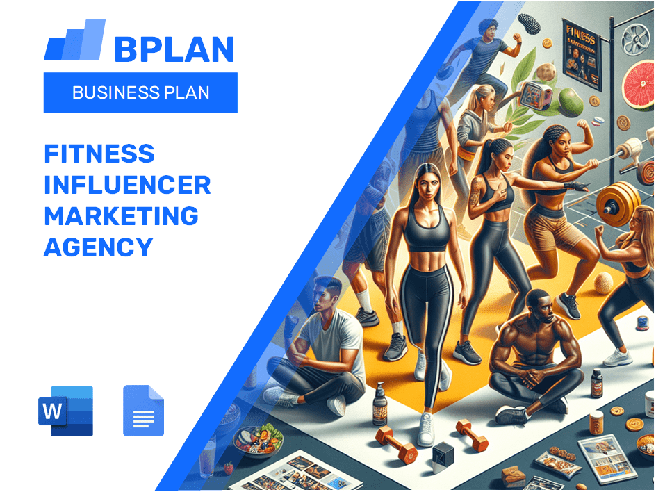 Plan d'affaires de l'agence de marketing d'influence de fitness