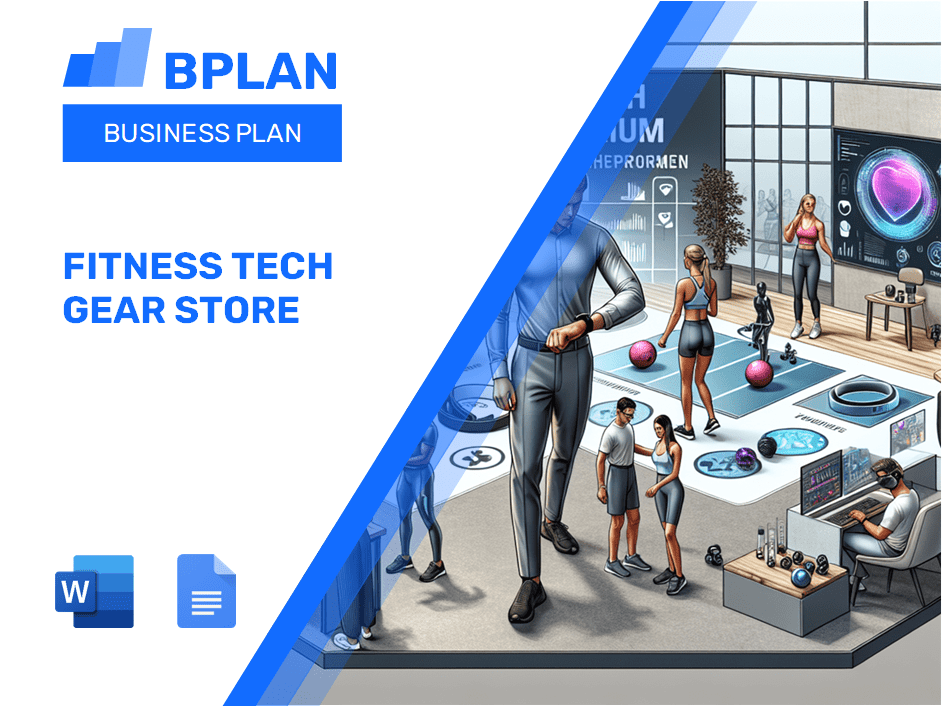 Fitness Tech Gear Store Business Plan