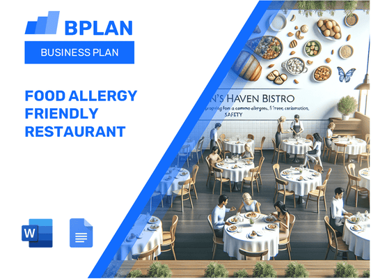 Food Allergy Friendly Restaurant Business Plan