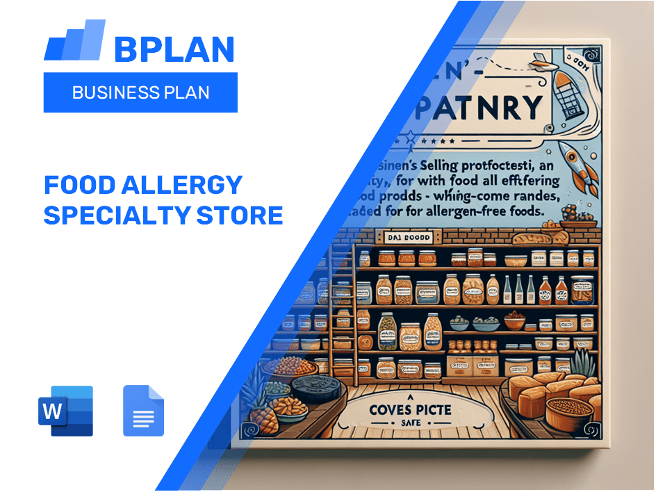 Food Allergy Specialty Store Business Plan Business