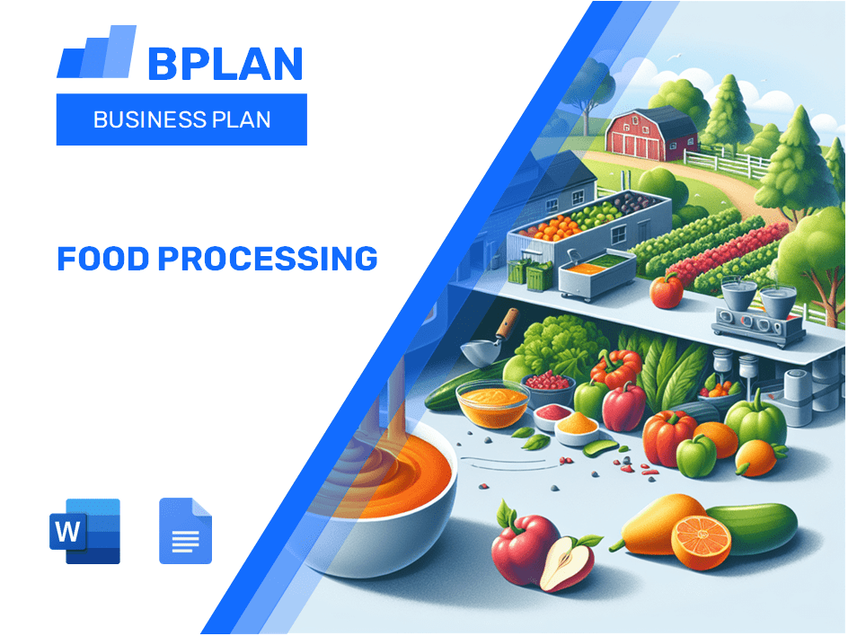 Food Processing Business Plan