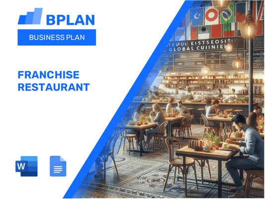 Plan d'affaires de la restauration de franchise