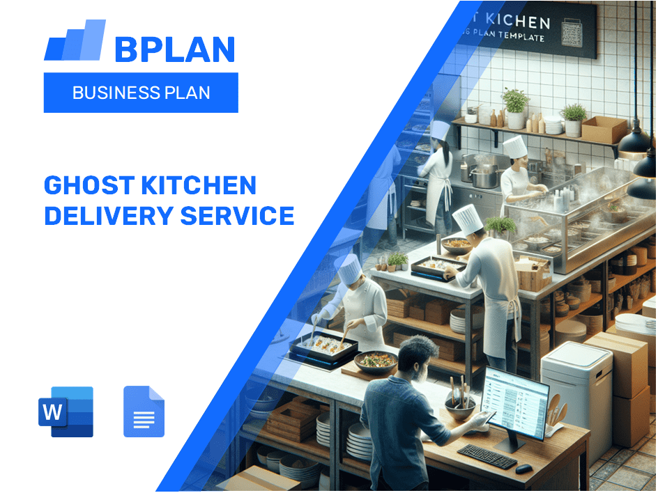 Ghost Kitchen Delivery Service Business Plan