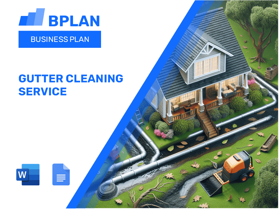 Gutter Cleaning Service Business Plan