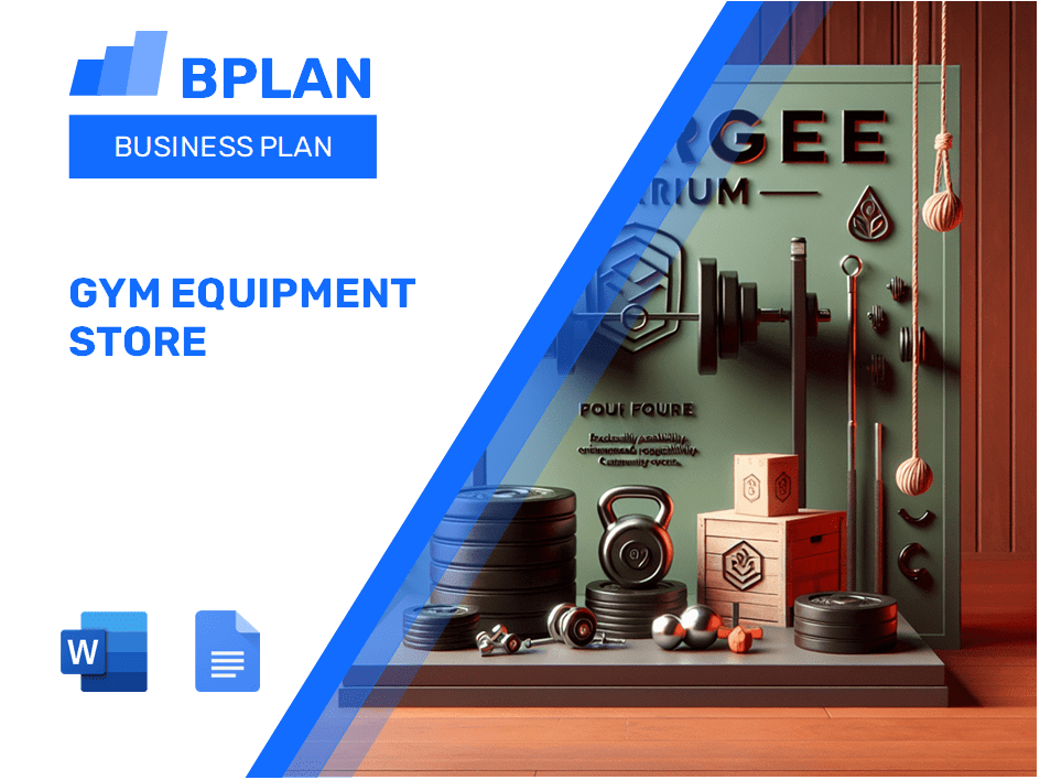 Gym Equipment Store Business Plan