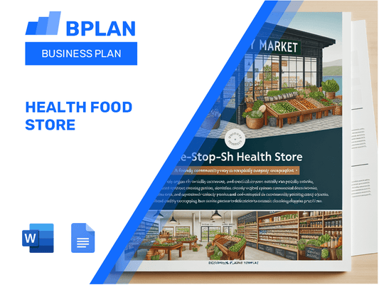 Health Food Store Business Plan