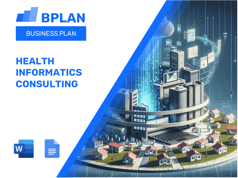 Health Informatics Consulting Business Plan